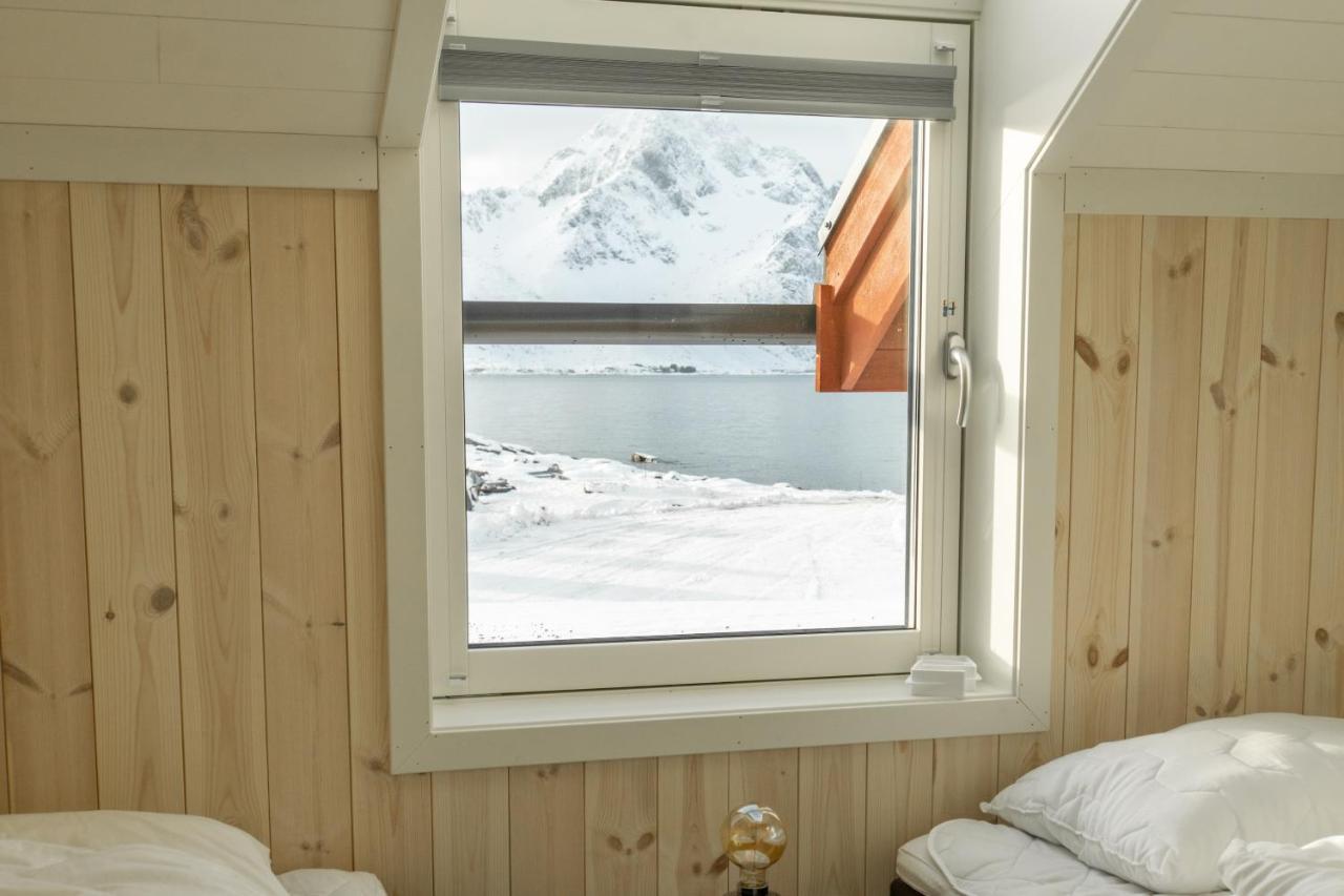 Brand New Nappstraumen Seaview Cabin Villa Gravdal  Esterno foto